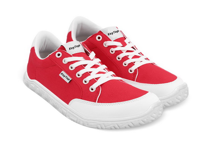 Red & White Ultralight Barefoot Sneakers Manufacturer