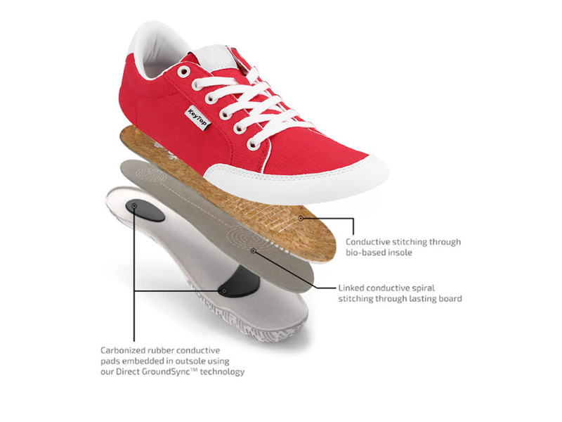 Red & White Ultralight Barefoot Sneakers Manufacturer